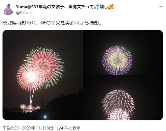 稲敷花火大会 穴場